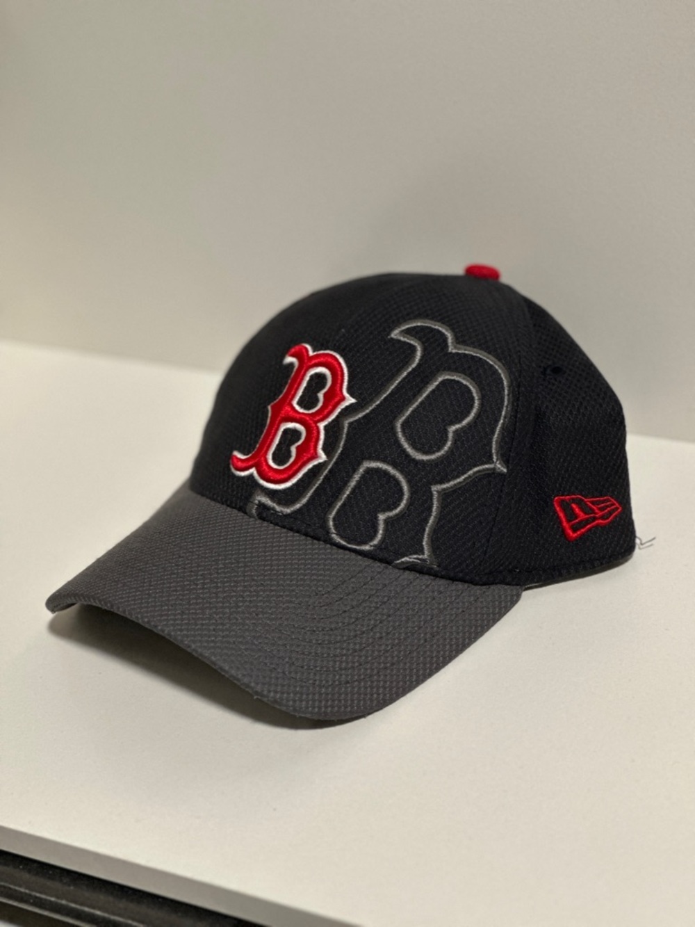 New Era Black and Gray Mesh Baseball Cap